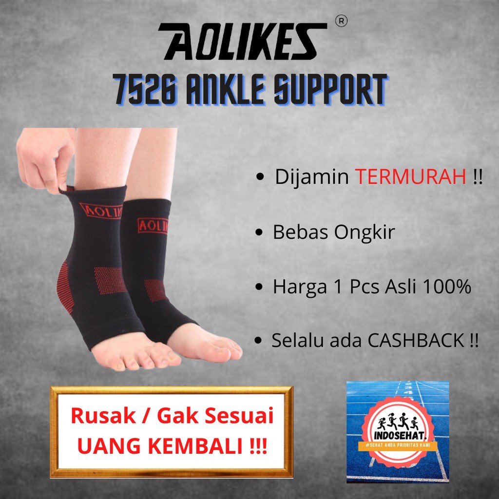 AOLIKES 7526 Ankle Support / Pelindung Engkel Elastis & Anti-Slip