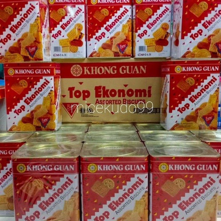 

KHONG GUAN TOP EKONOMI 1150GR KALENG ASSORTED BISCUITS BISKUIT ANEKA RASA