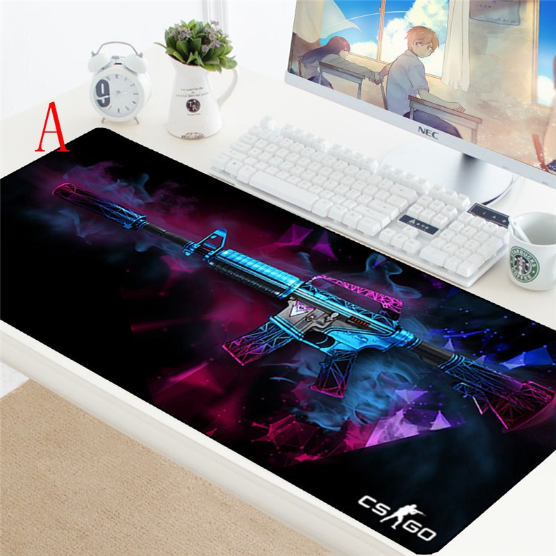 Mousepad Cs Go Designer Speed Mat Grande Rubber Keyboard Gaming