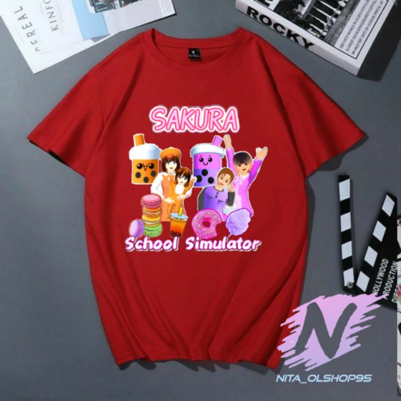 kaos anak Boba sakura school simulator baju boba