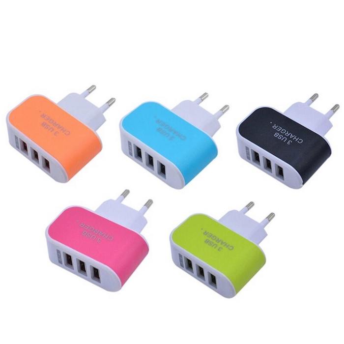 Universal Charger Adaptor Power Internasional Dengan Dual USB Port