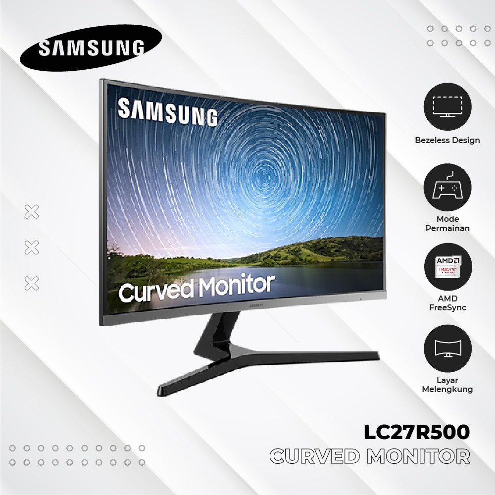 Monitor Samsung Curved 27&quot; LC27R500