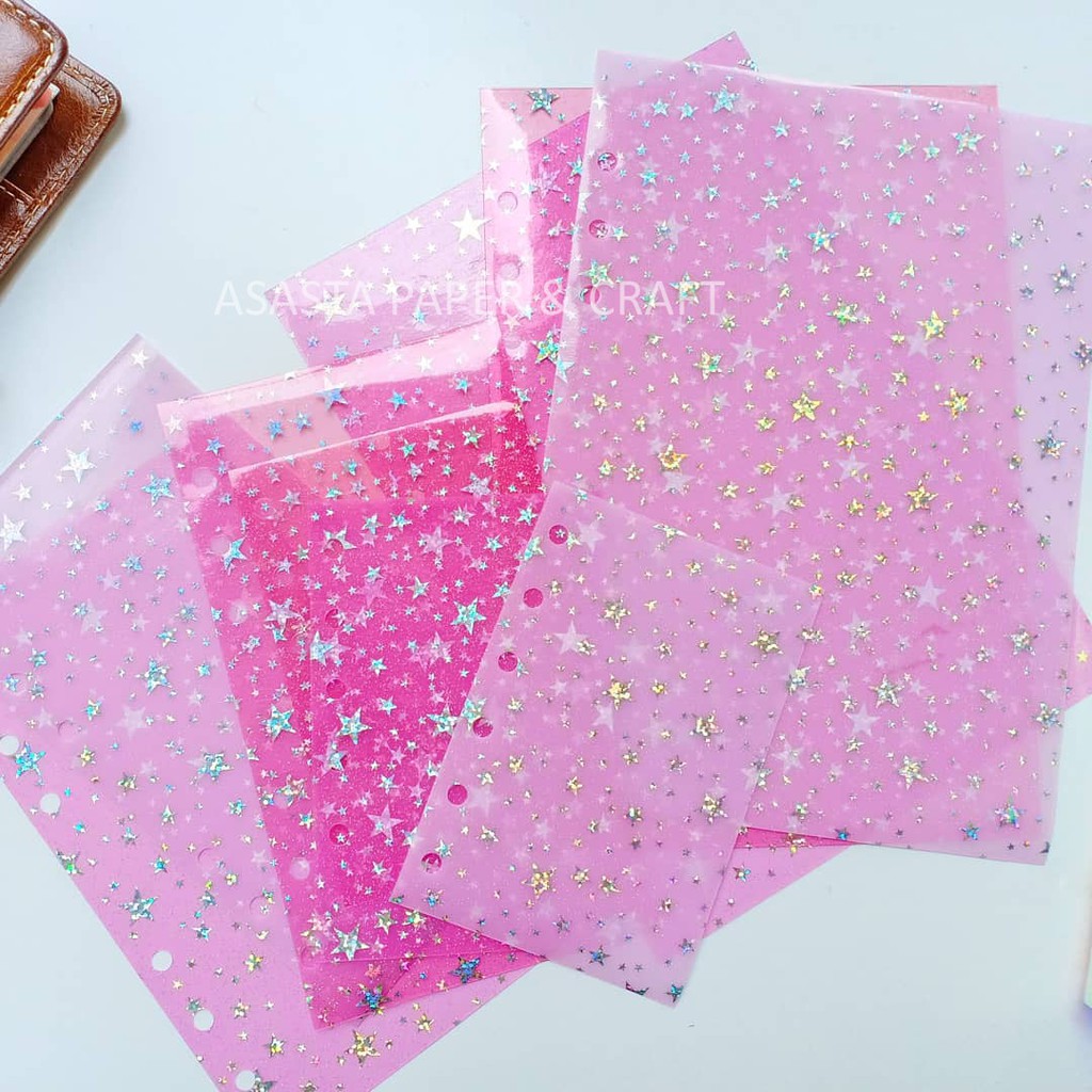 

Pvc Glitter Planner Dividers