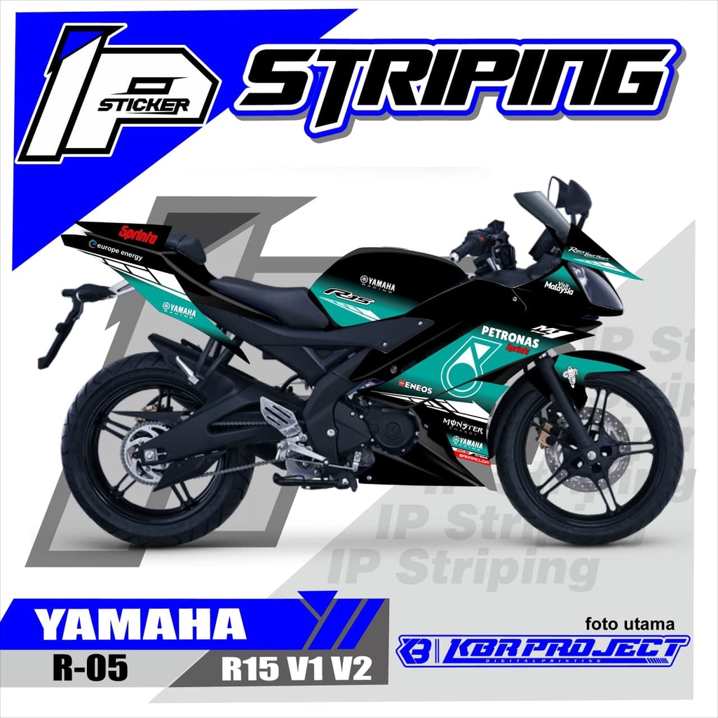 Jual (COD) Striping R15 V1 V2 (PETRONAS) - Sticker Striping Variasi ...