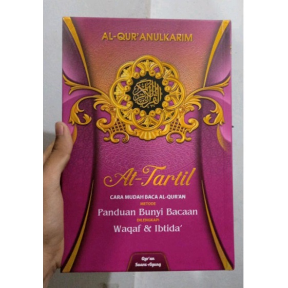 

Alquran at tartil b5 qpp waqaf ibtida',penerbit suara agung