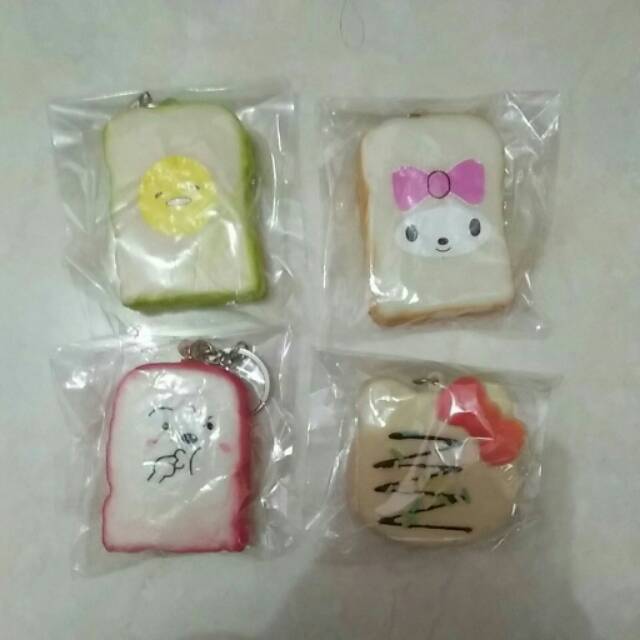 Roti Kecil Squishy (Toast Squishy)