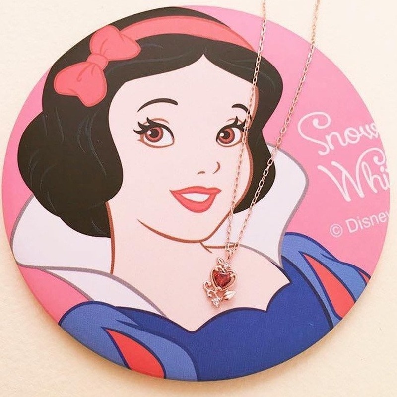 Kalung Liontin Batu Hao Disney Princess Bahan S925 Silver Untuk Hadiah