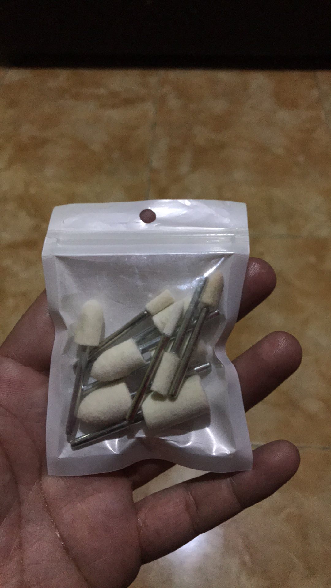 Mata Bor Poles 10pcs Wool Felt Buffing Polishing Mini Grinder Tuner