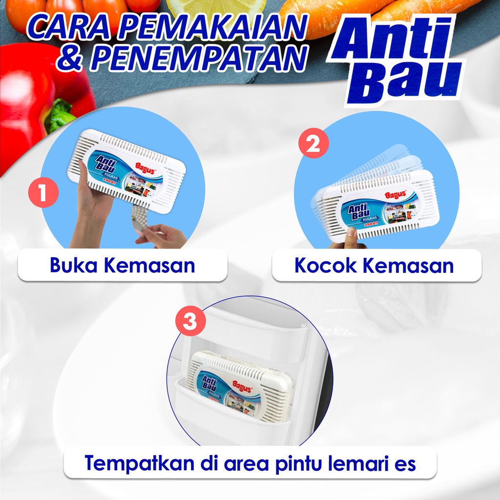 Bagus Anti Bau Kulkas 60gr W-3363