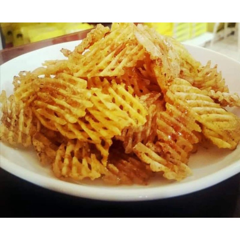 

kripik pisang karamel (pedas)