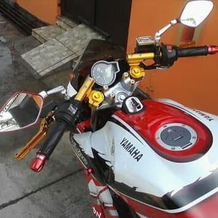 Stang Setang Fatbar Jepit Stelan Robot Clip On Jumbo Byson Xabre Ninja Cbr Cs1 Aksesoris Motor