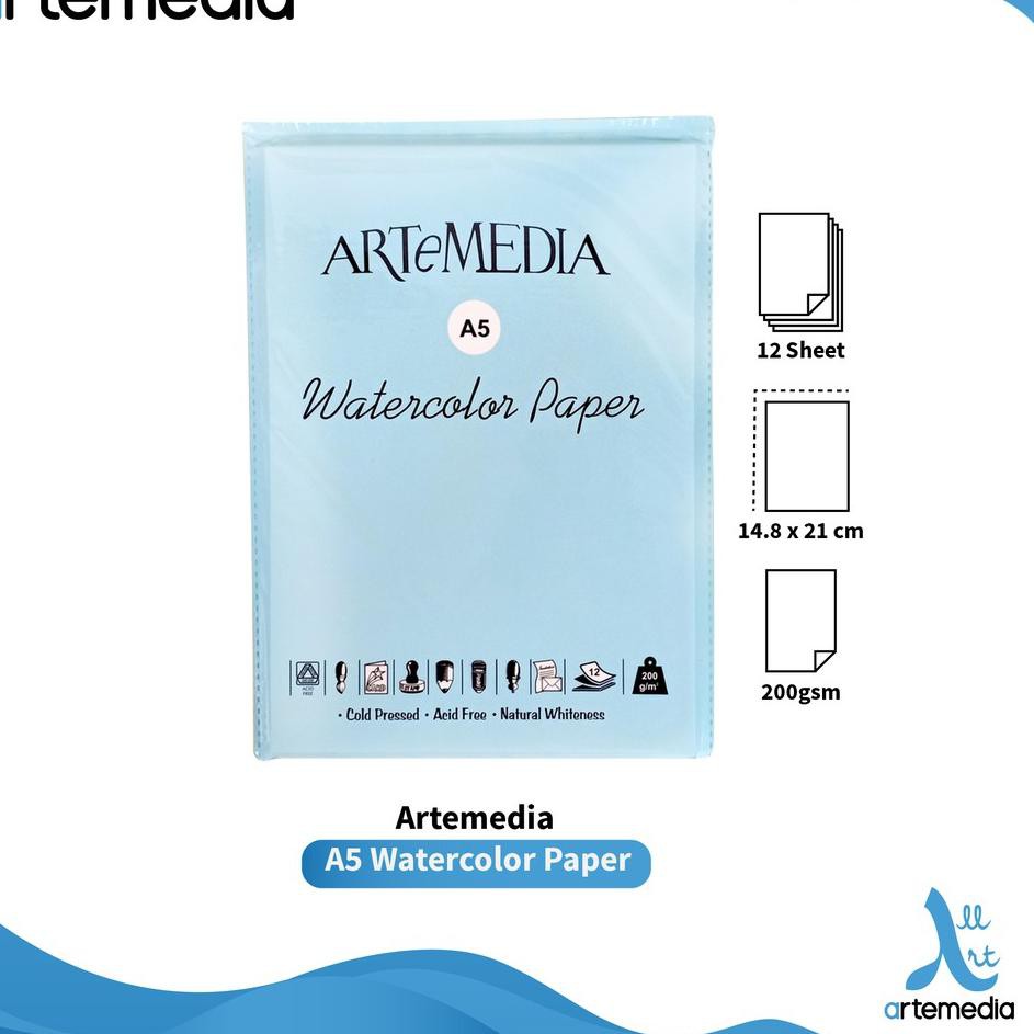 

Baru IE8 Artemedia Watercolor Paper A5 KM0