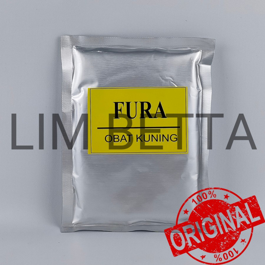 FURA 100 GRAM / OBAT KUNING / OBAT IKAN BOSTER FURA