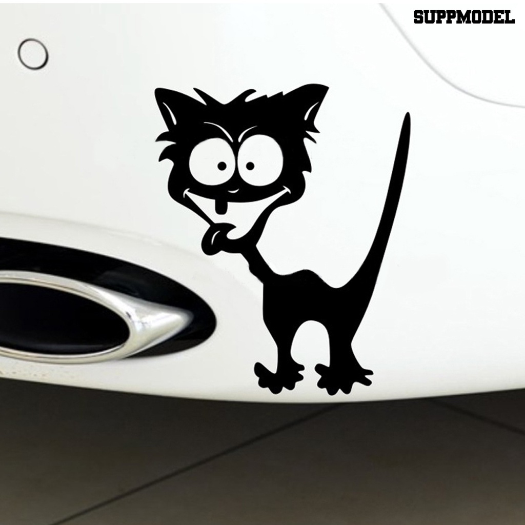Stiker Motif Kucing Lucu Anti Air Untuk Dekorasi Mobil