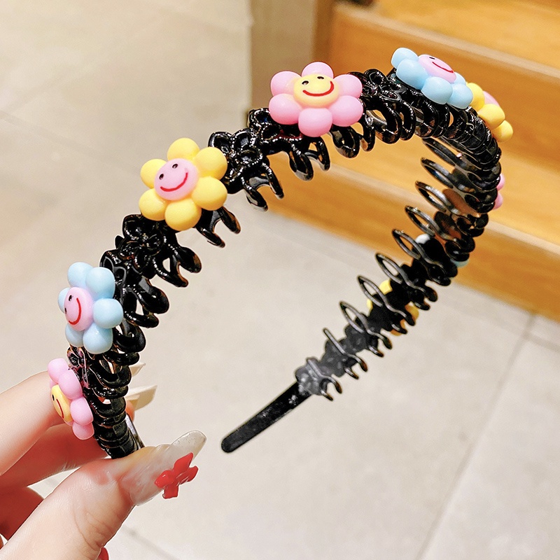 Motif Kartun Kelinci Lucu little daisy flower headband lady Korea Hiasan Rambut Anak