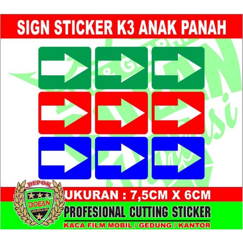 

Sticker Tanda Panah