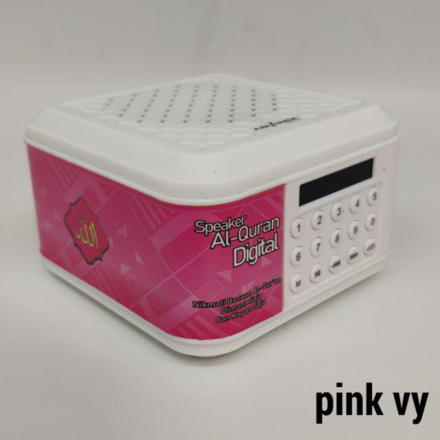 (BISA REQUEST NAMA.) SPEAKER ALQURAN ADVANCE TP600 16GB BLUETOOTH/UST.SOMAD-ADVANCE PINK VY