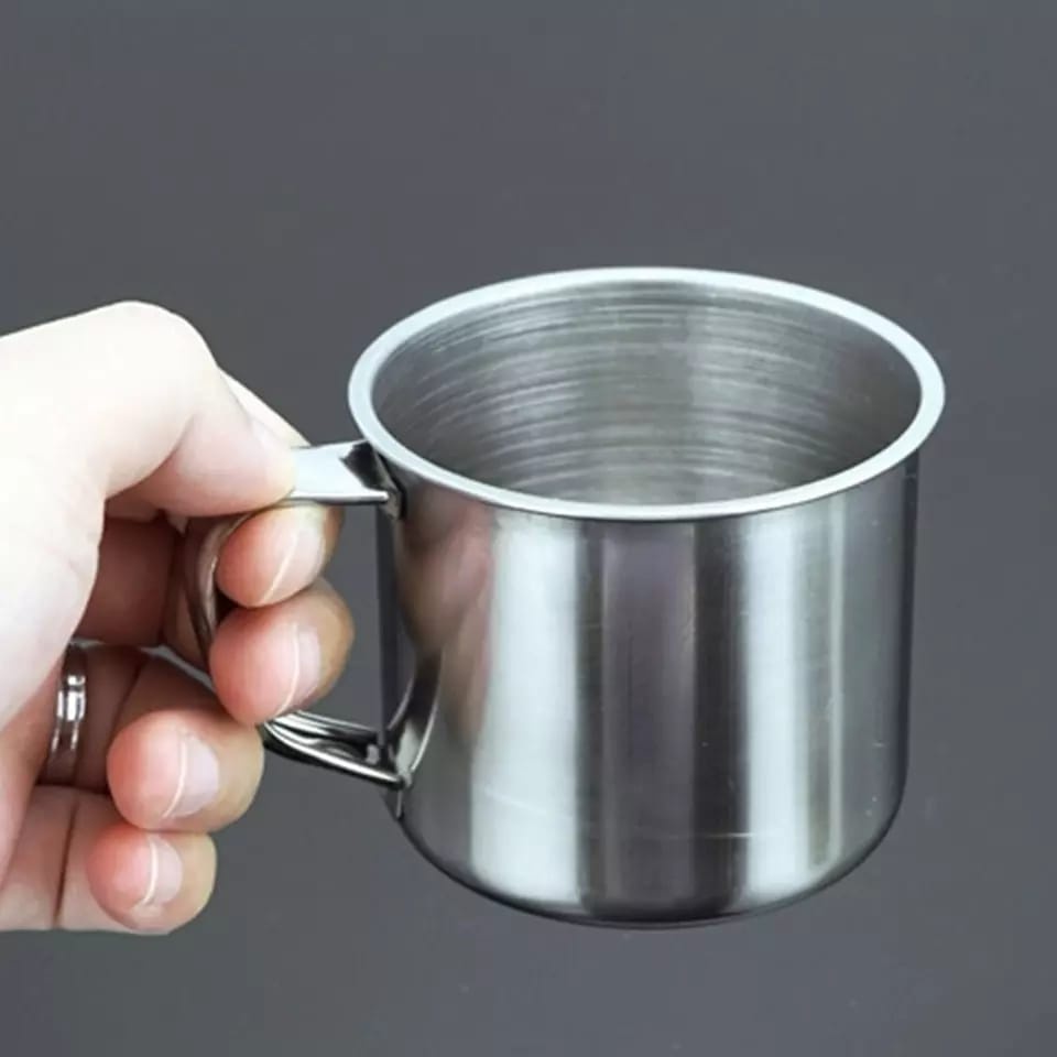 Gelas Mug Cangkir Kopi Stainless /mug mini  /sugar pot