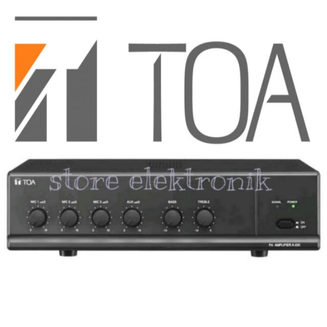 Amplifier Ampli TOA ZA 230W Power 30 Watt