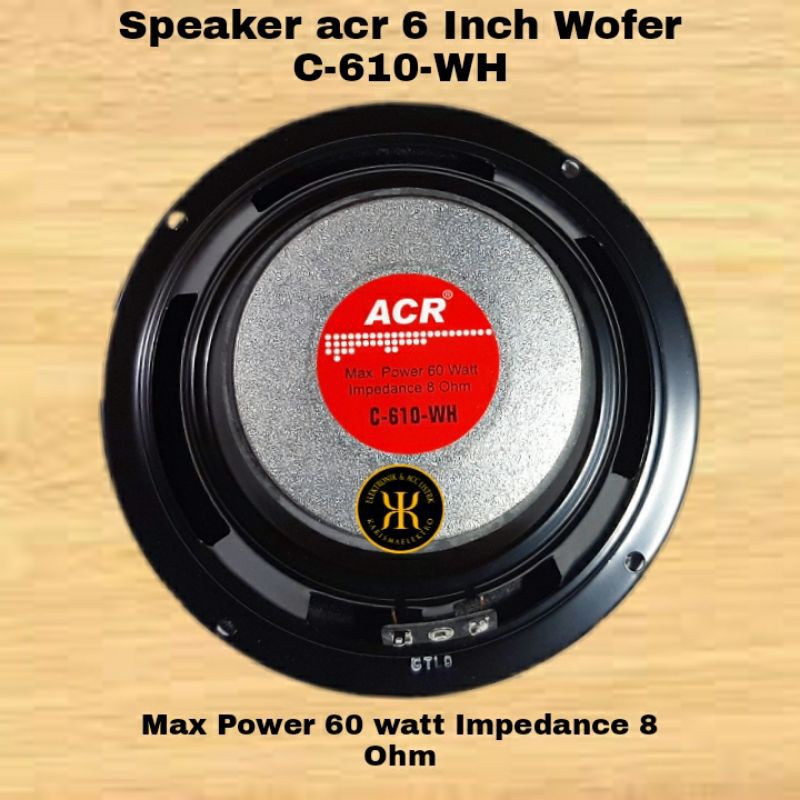 Speaker 6 Inch Wofer Acr  C-610-WH Speaker Aktif