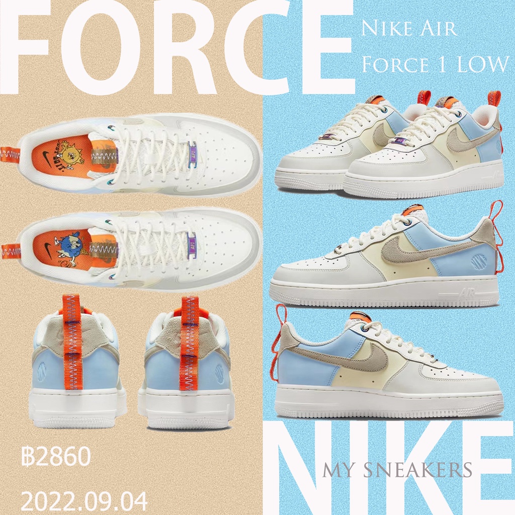 【Transportasi bebas】Nike Air  Force 1 LOW Sepatu olahraga nyata, sepatu olahraga, sepatu Nike, sepat