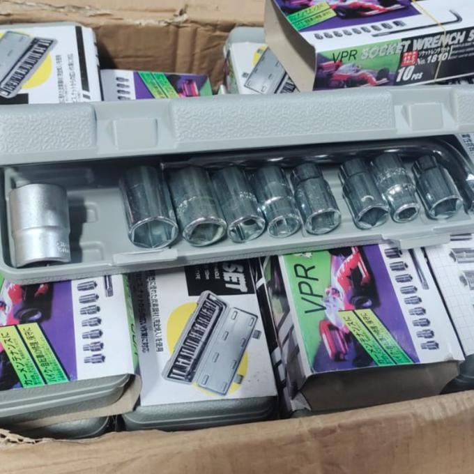 On Sale Vpr Kunci Sok Shock Set 10 Pcs Mata Socket Wrench Berkualitas