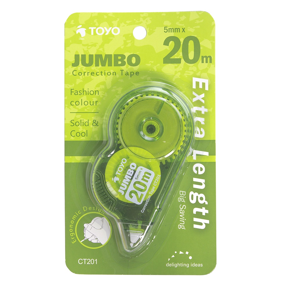 TOYO Tipex Kertas / Correction Tape 5mm x 20 Meter CT201