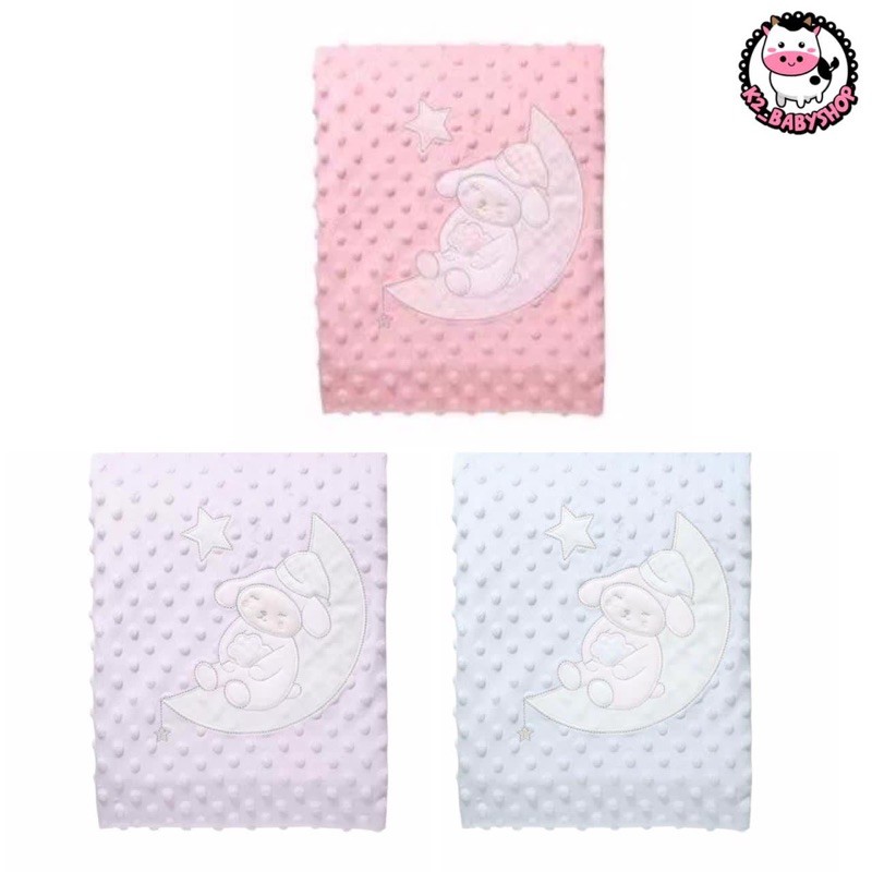 BABY K2 - Blanket / selimut bayi minky motif moon sheep