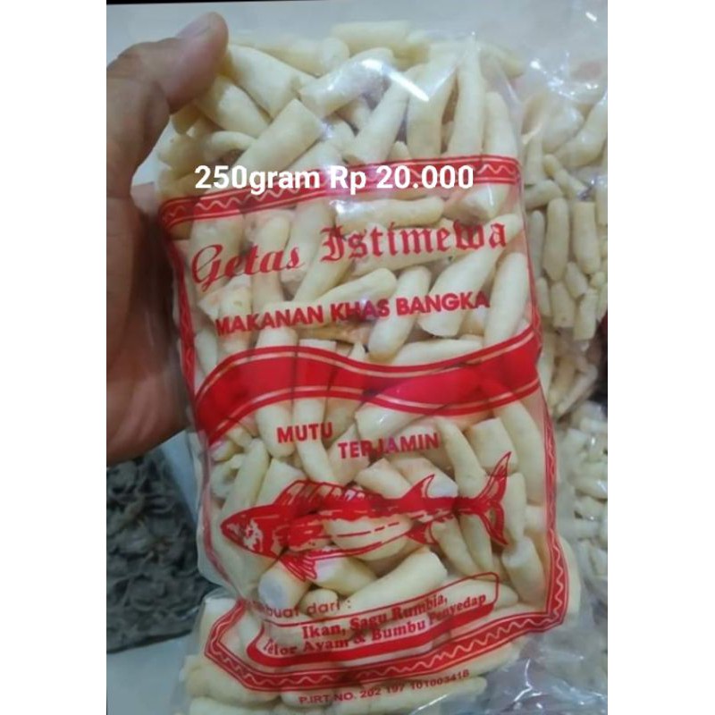 

getas kericu oleh-oleh khas Bangka Belitung