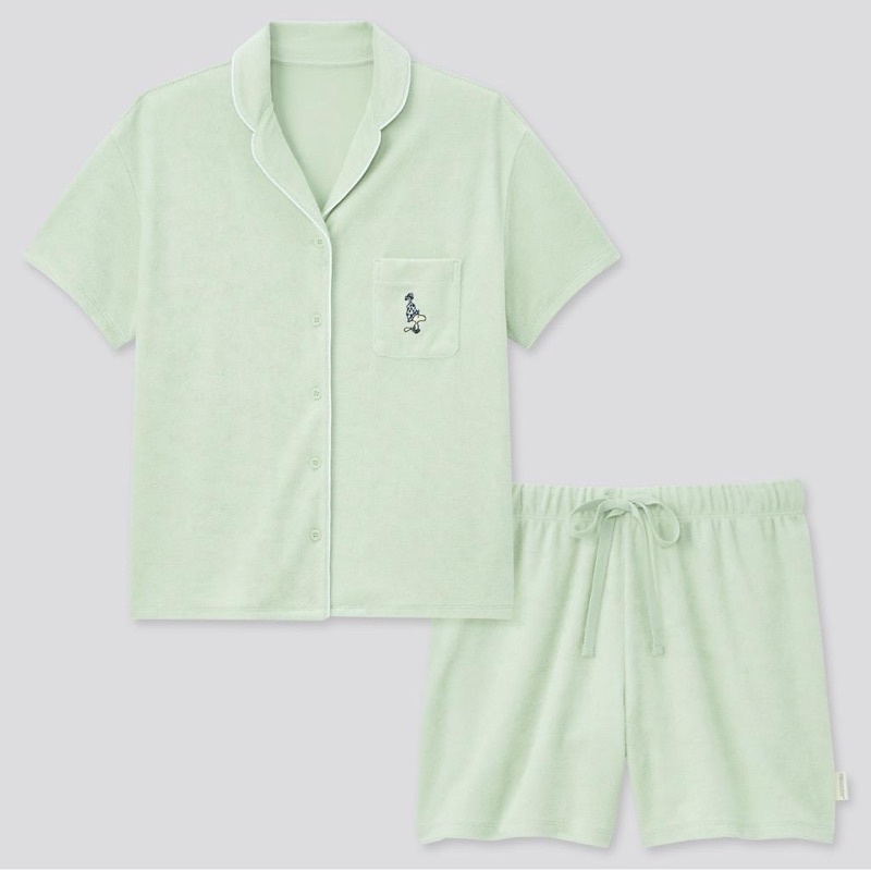 baju tidur uniqlo bahan pile pajamas