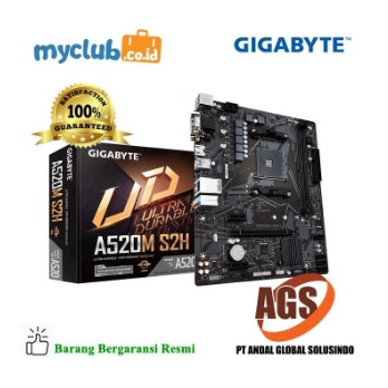 Gigabyte Motherboard A520M S2H Socket AM4 Micro ATX 2 x DDR4