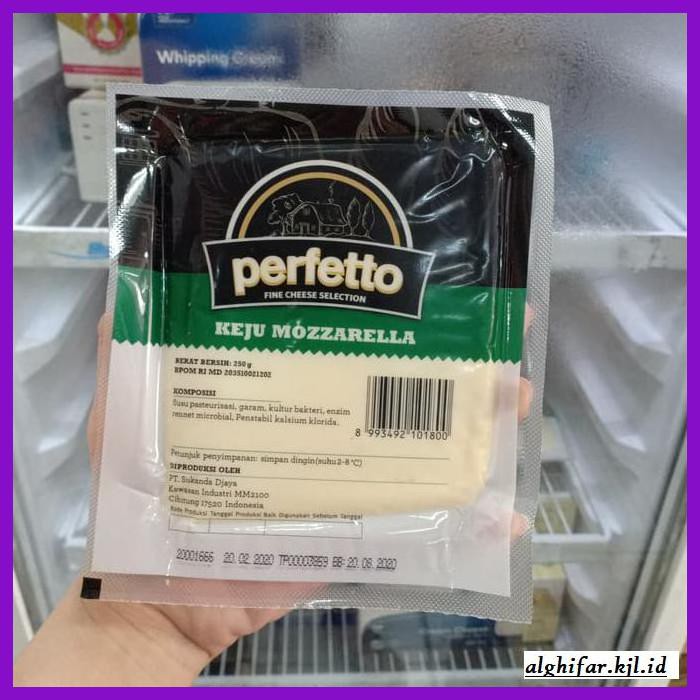 

Ujekujek- Keju Perfetto Mozarella 250 Gr -Original.