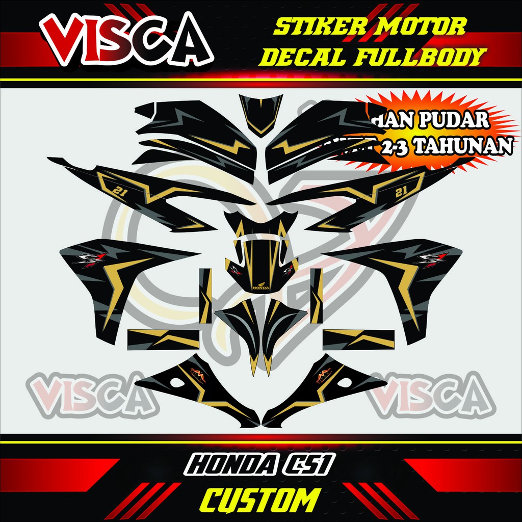 decal HONDA CS1 decal HONDA  CS1 decal  HONDA CS1 full body honda cs1 custom