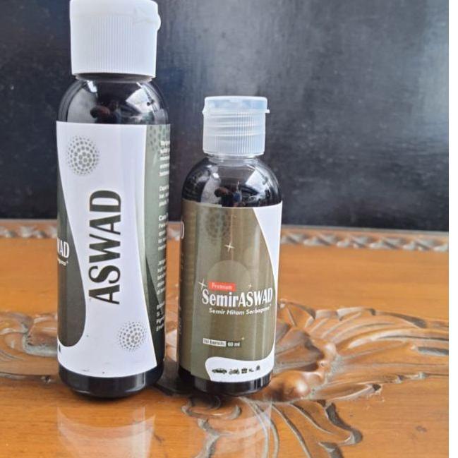 ➣ Aswad Semir Hitam Serbaguna |Ban Body Motor,Mobil | Sepatu Tas| Jaket Kulit| Dompet Kulit ➸