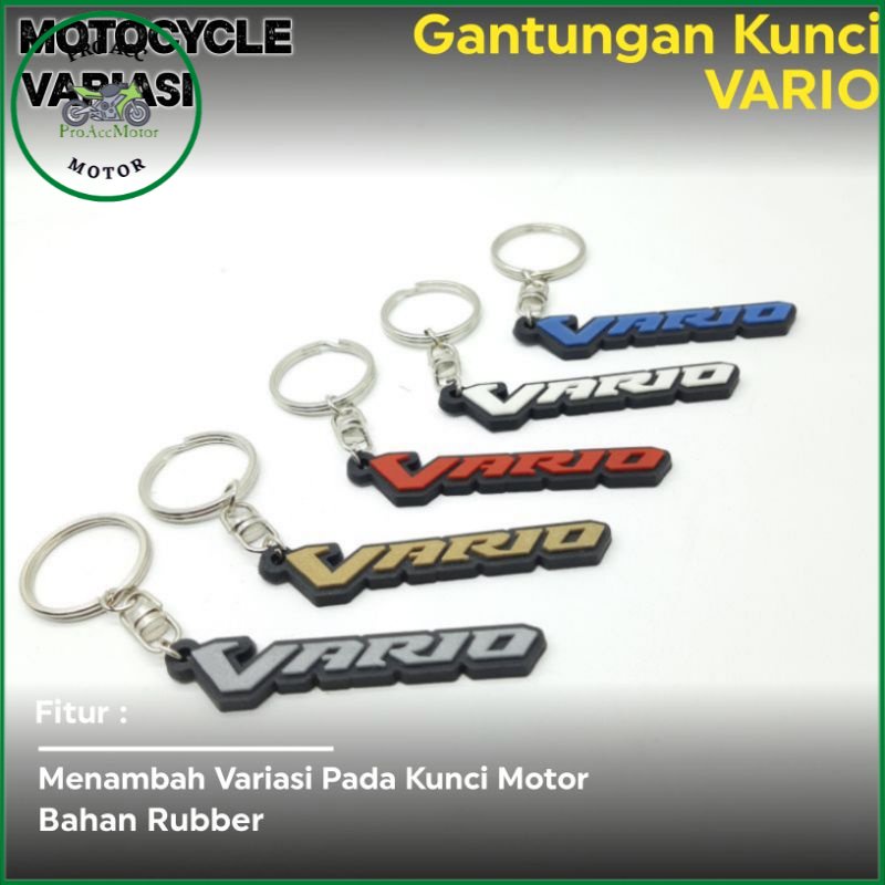 Gantungan kunci karet Rubber Motor VARIO premium (bisa cod)