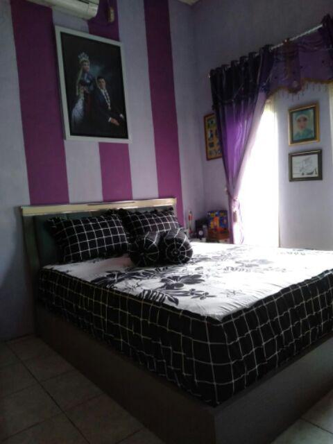 Sprei Kintakun Rumbai No 2 Queen 160x200 Motif Bunga Kembang Ezlyn Hazel Mirabelle Fiji Aqua Murah