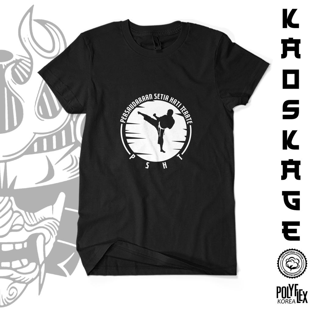 BISA COD Kaos Baju Distro PSHT PERSAUDARAAN 100 % Cotton Combed 30s Cewek Cowok Unisex Tees Terbaru 