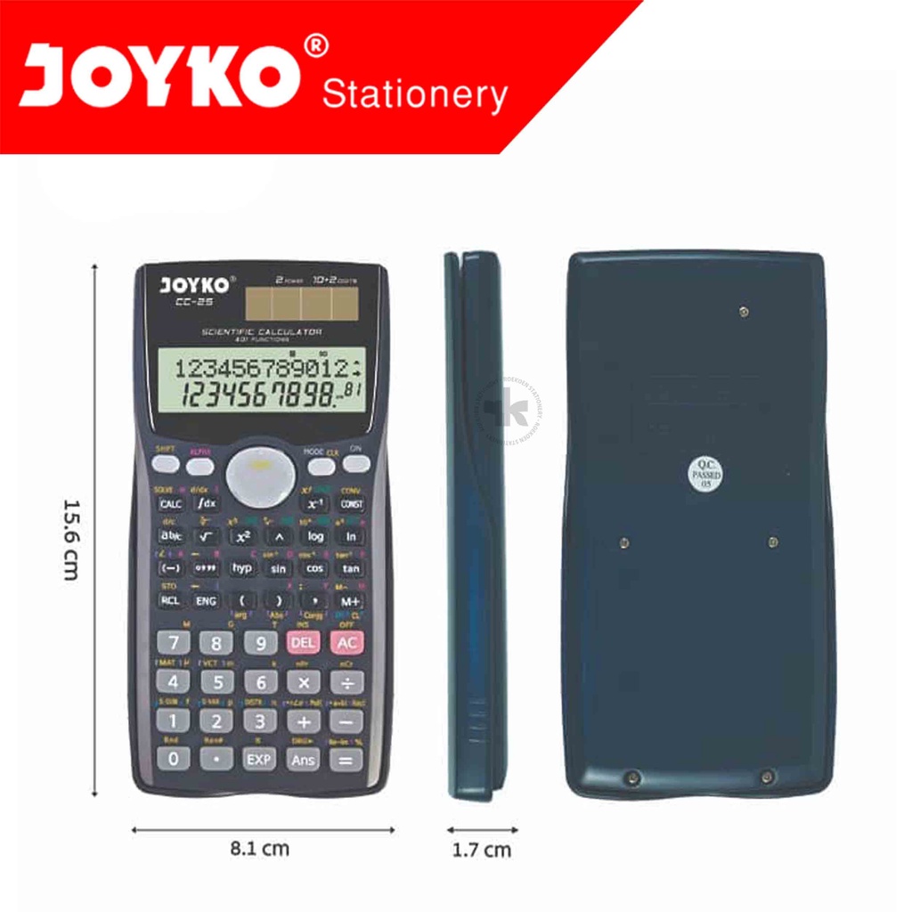 

Joyko Calculator Scientific CC-25