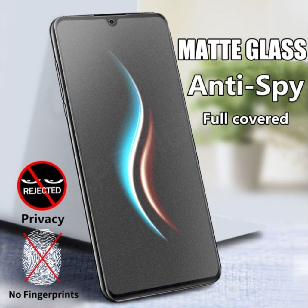 Tempered Glass Anti Spy Matte Glare SAMSUNG A53 A73 A51 A52 A52S A71 A72 S10 note 10 Lite S20 Fe Screen Guard