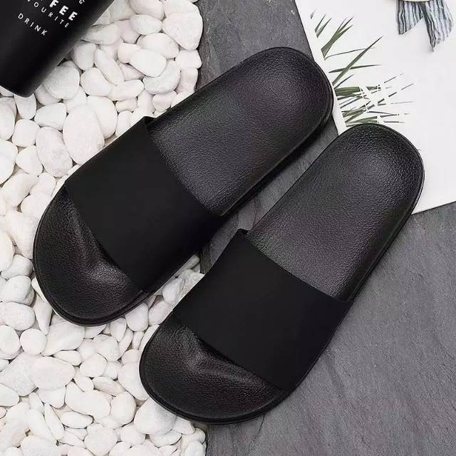 Sendal Pria Slide Kickers Urban Bahan Kulit Santai Nyaman Jalan NgemalL HangOut Kekinian Semi Formal