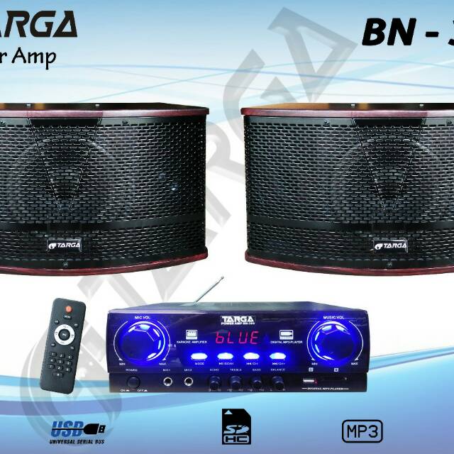 Power ampli + speaker.