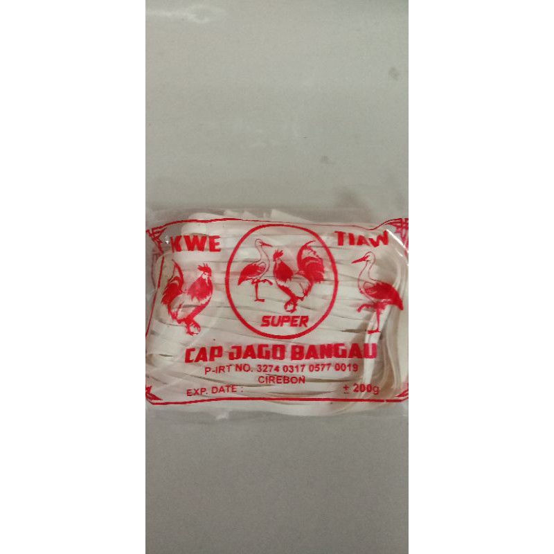 

Kwetiaw Cap Jago Bangau 200gr khas Cirebon
