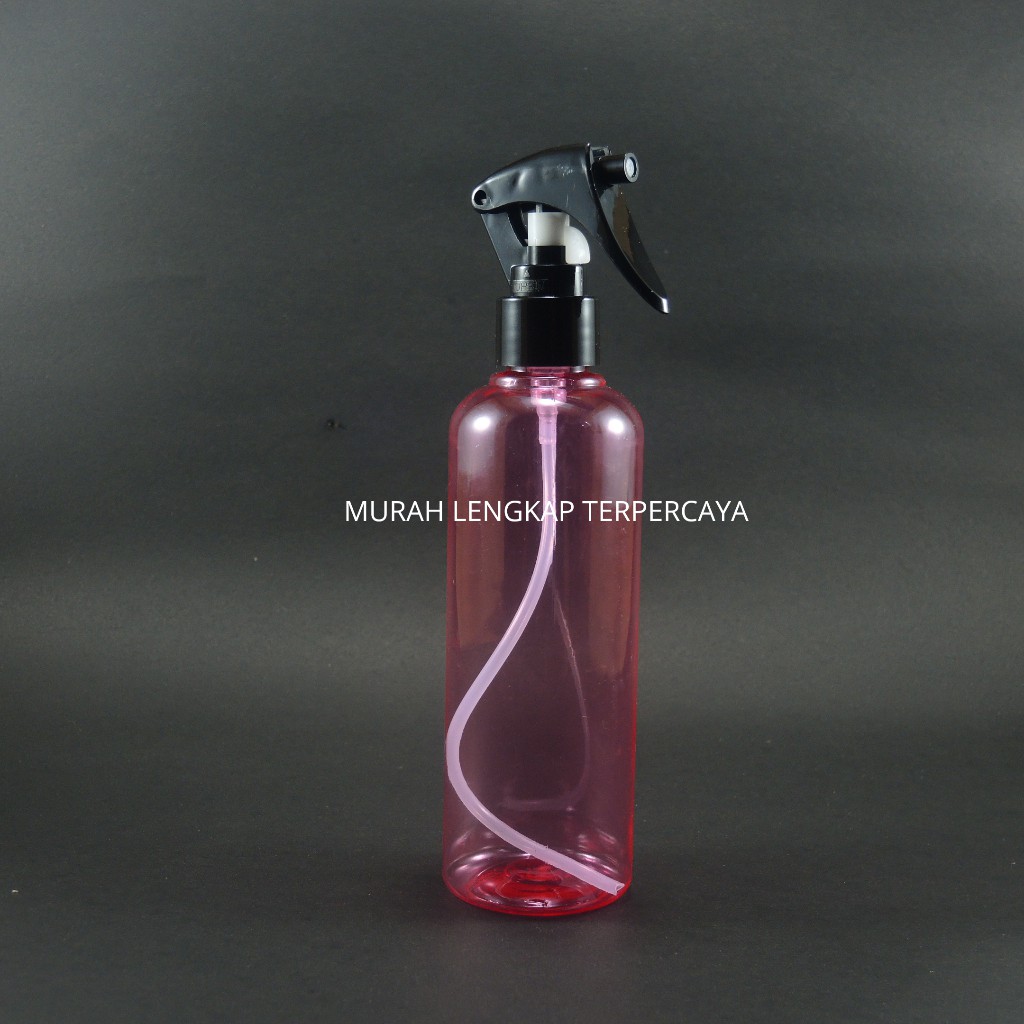 BOTOL 250 ML PINK SPRAY TRIGGER HITAM