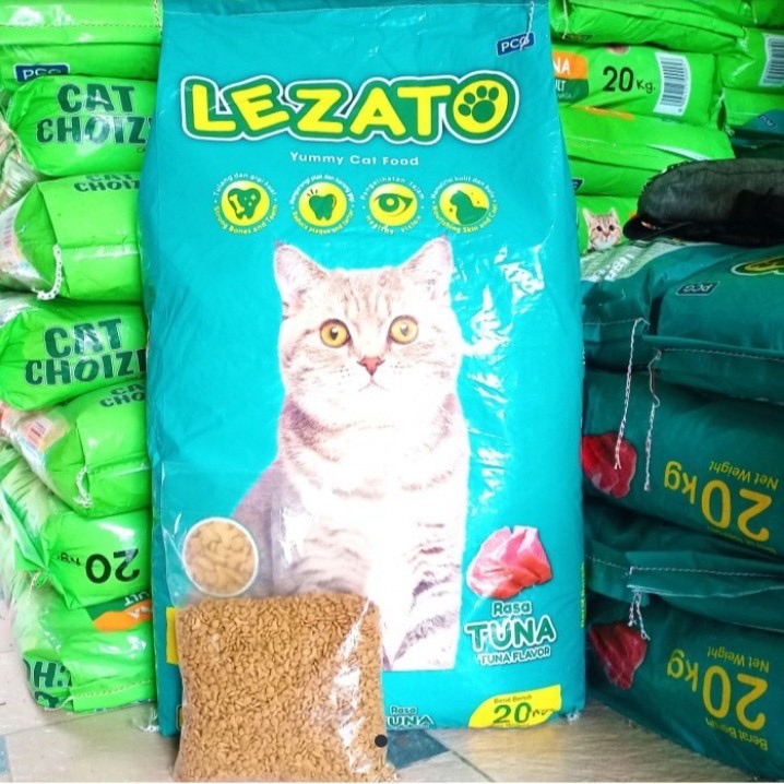 LEZATO 1KG - Makanan Pakan Kering Kucing Lezato Cat Adult Food