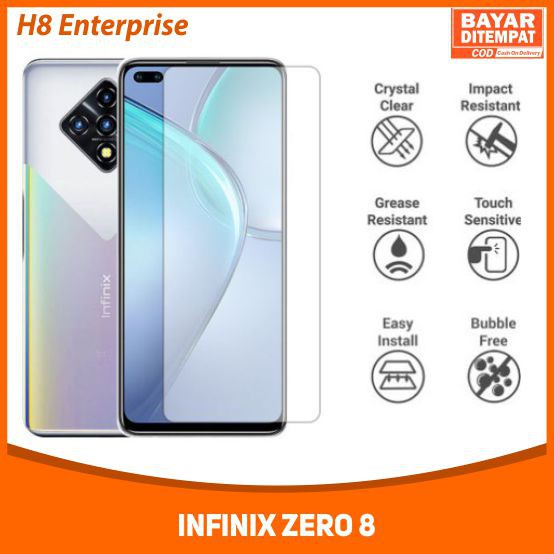 Tempered Glass Infinix Zero 8 - Tempered Glass Premium Quality