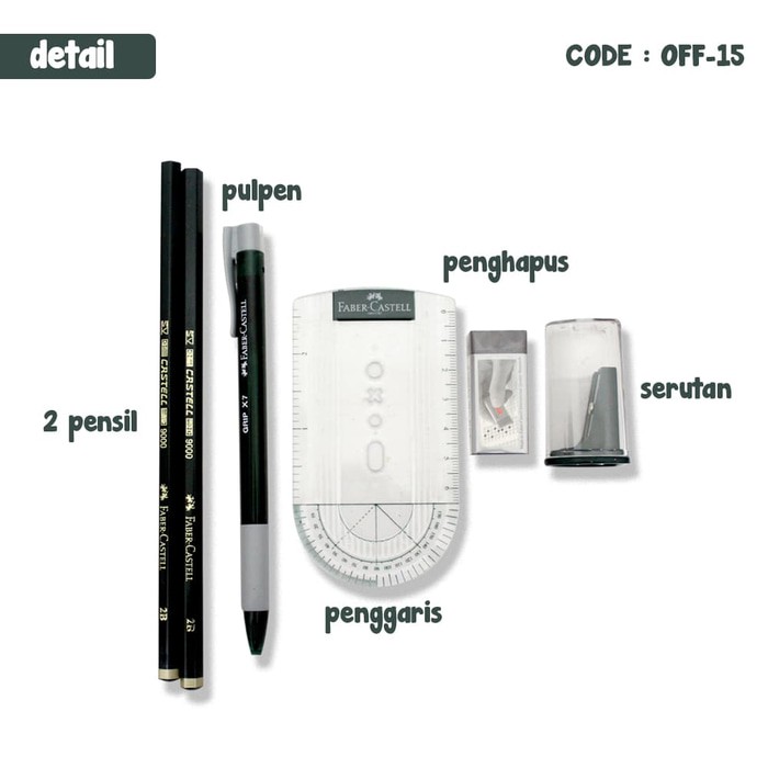 

Paket Ujian Mantap Faber Castell Set (Off-15)