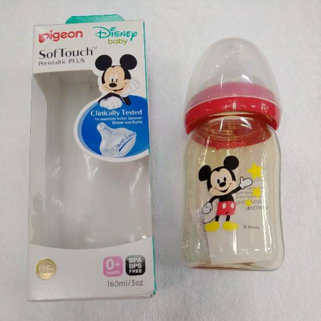 Pigeon botol 160ml ppsu Disney (softouch peristaltic plus)