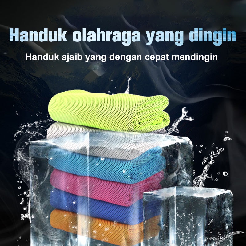 Handuk Olahraga Microfiber Dingin Premium Ukuran 30x20cm