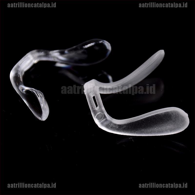 2pcs Bantalan Hidung Anti Slip Bahan Plastik Pvc Untuk Kacamata