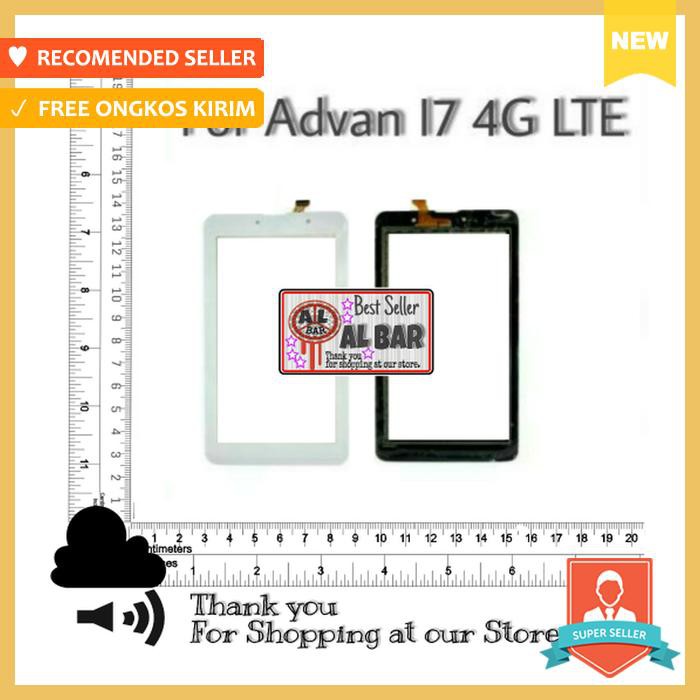 Spare part handphone - ts advan tab i7 4g lte touchscreen layar sentuh tablet vandroid